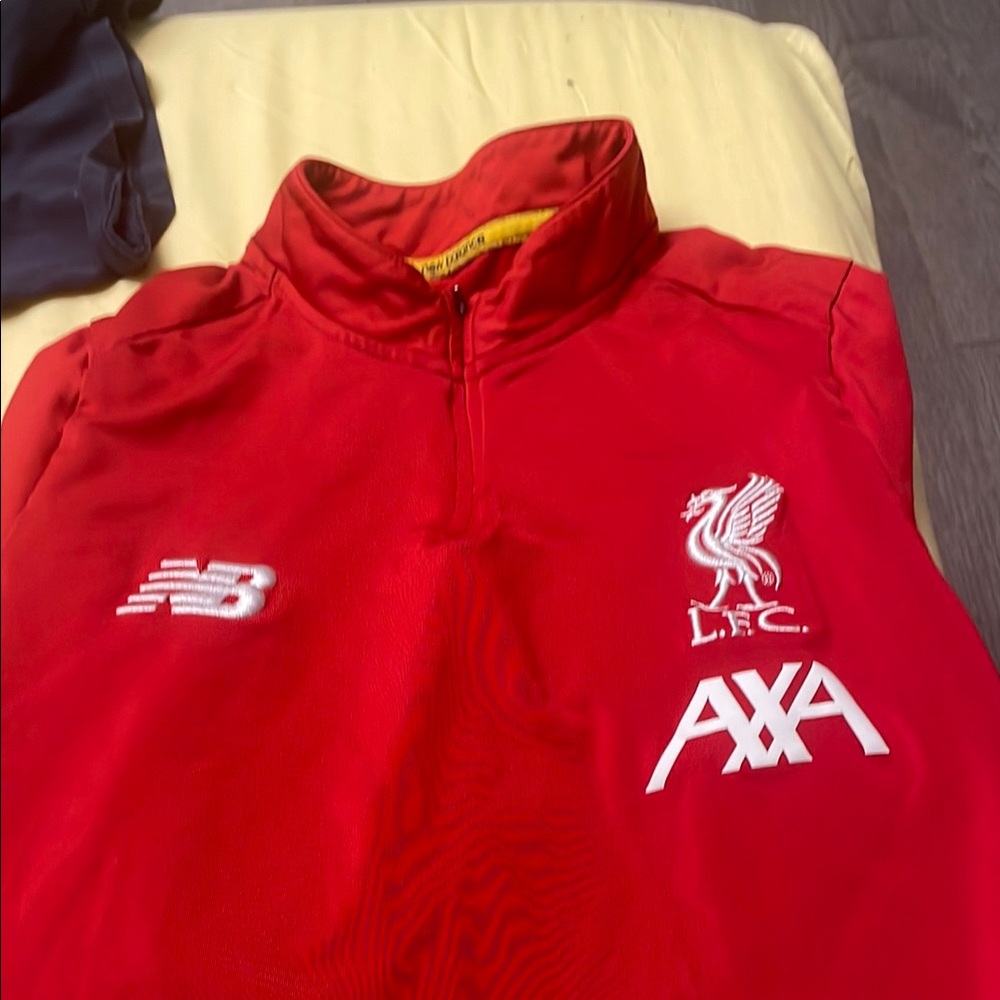 New Balance Red LFC Training Jacket